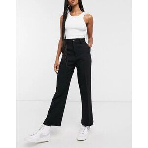 & Other Stories Black Kick Flare Pants - Size 6